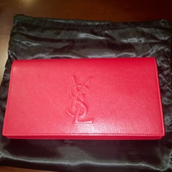 ***SOLD*** YSL Yves Saint Laurent Leather Clutch - Picture 3 of 8